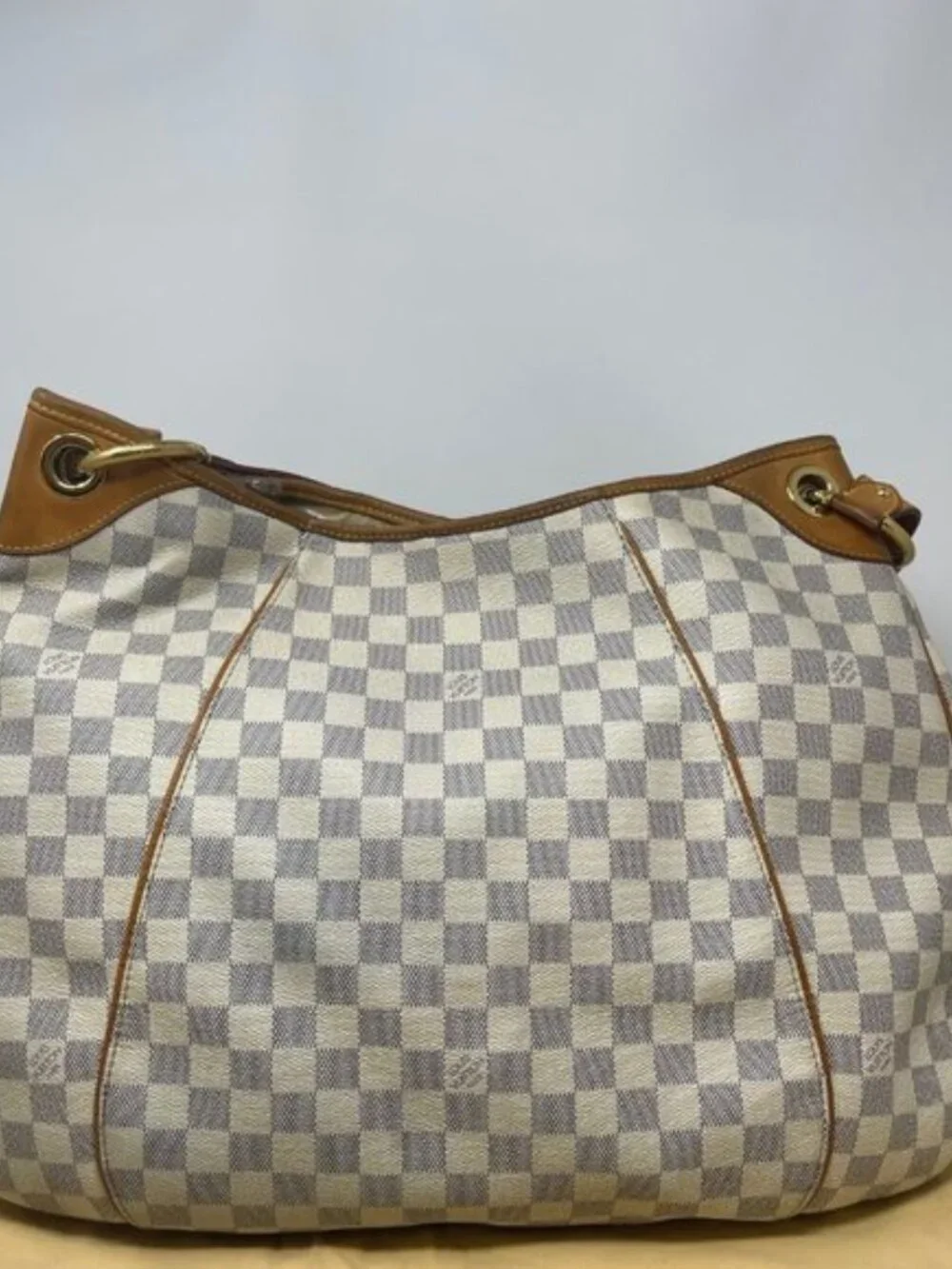 LOUIS VUITTON Damier Azur Galliera GM Shoulder Bag